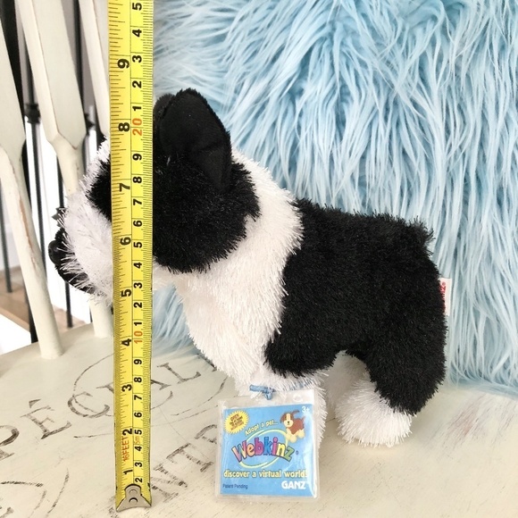 Webkinz, Boston Terrier, Ganz, Stuffed, Puppy, Dog, Toy, WITH CODE - Picture 8 of 13